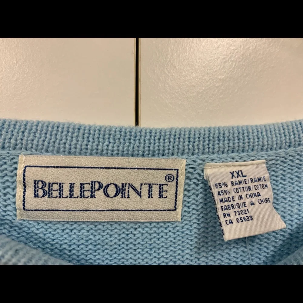 NWT BellePointe Flamingo Sky Pullover/ Sweater - sz XXL - Picture 4 of 6
